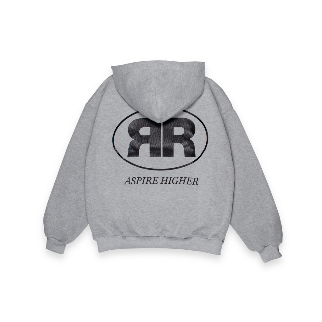 GREY ASPIRR BASIC HOODIE