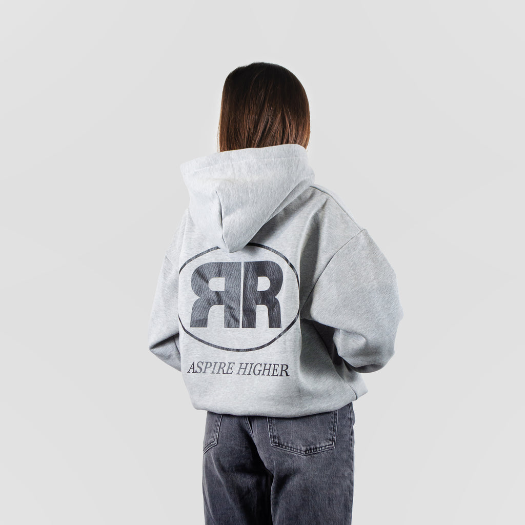 GREY ASPIRR BASIC HOODIE