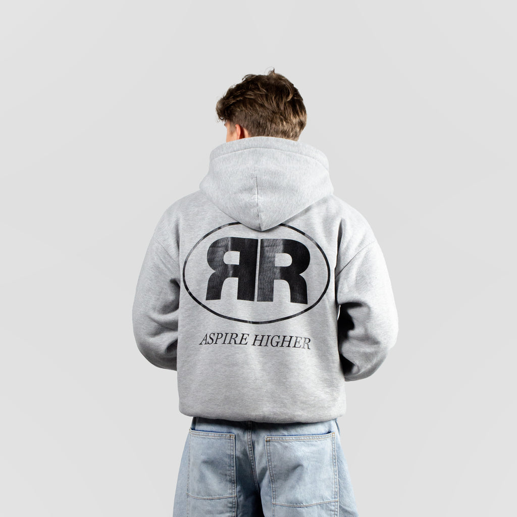 GREY ASPIRR BASIC HOODIE