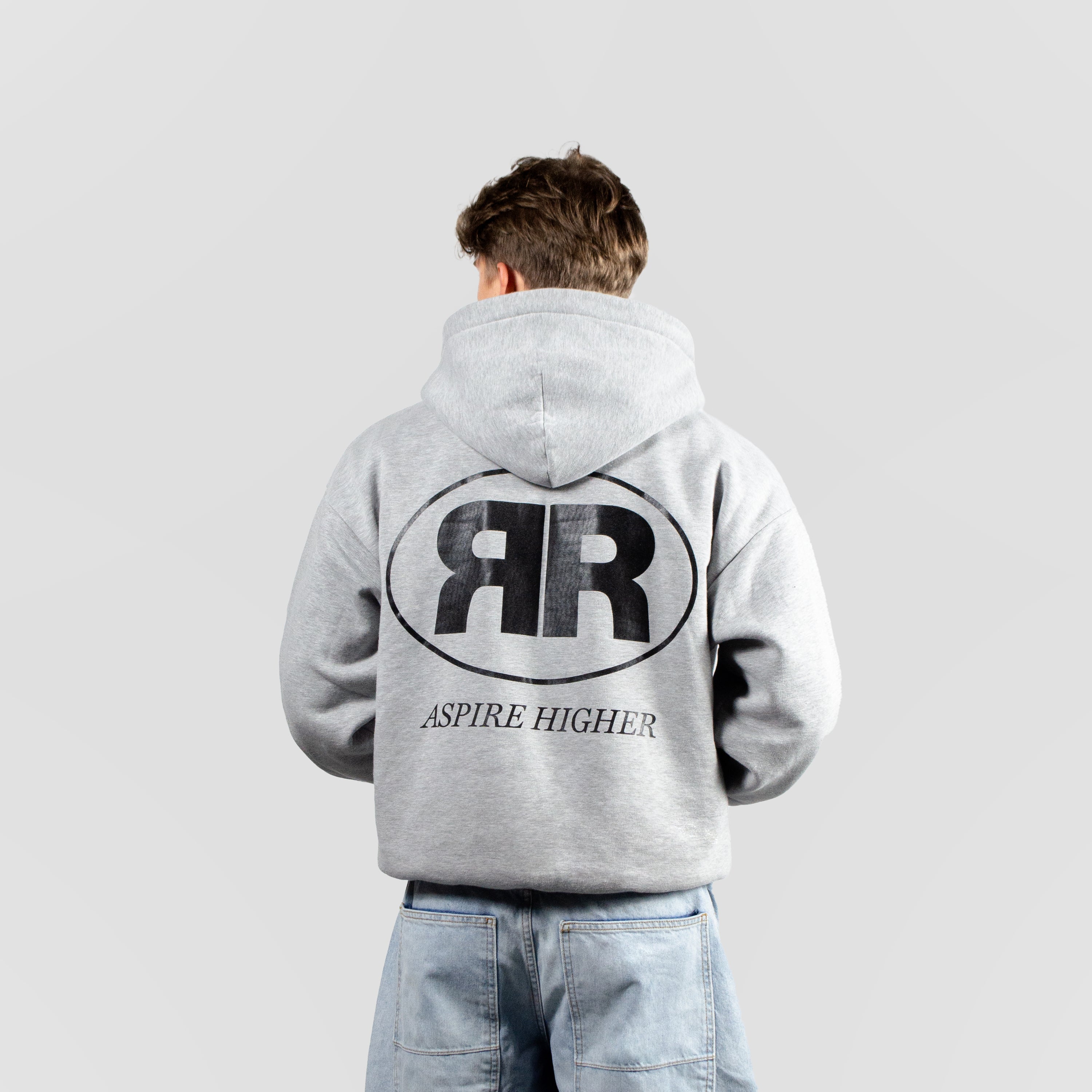 GREY ASPIRR BASIC HOODIE