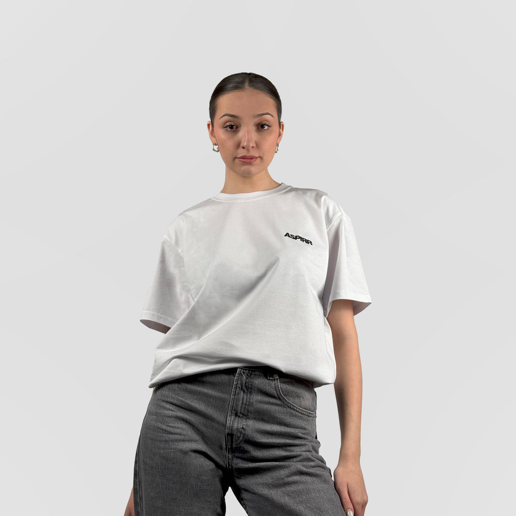 WHITE ASPIRR BASIC TEE