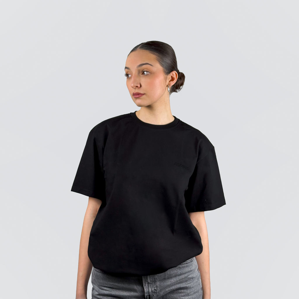 BLACK ASPIRR BASIC TEE