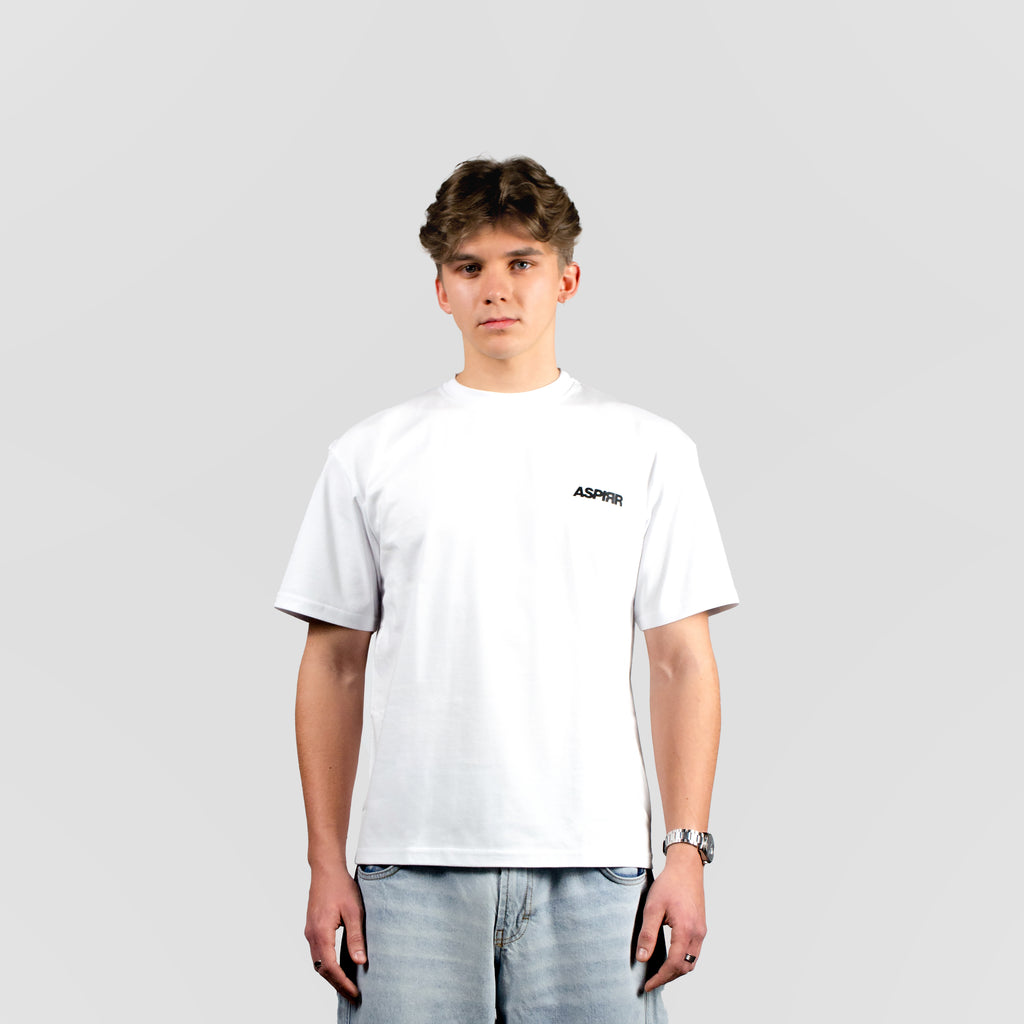 WHITE ASPIRR BASIC TEE