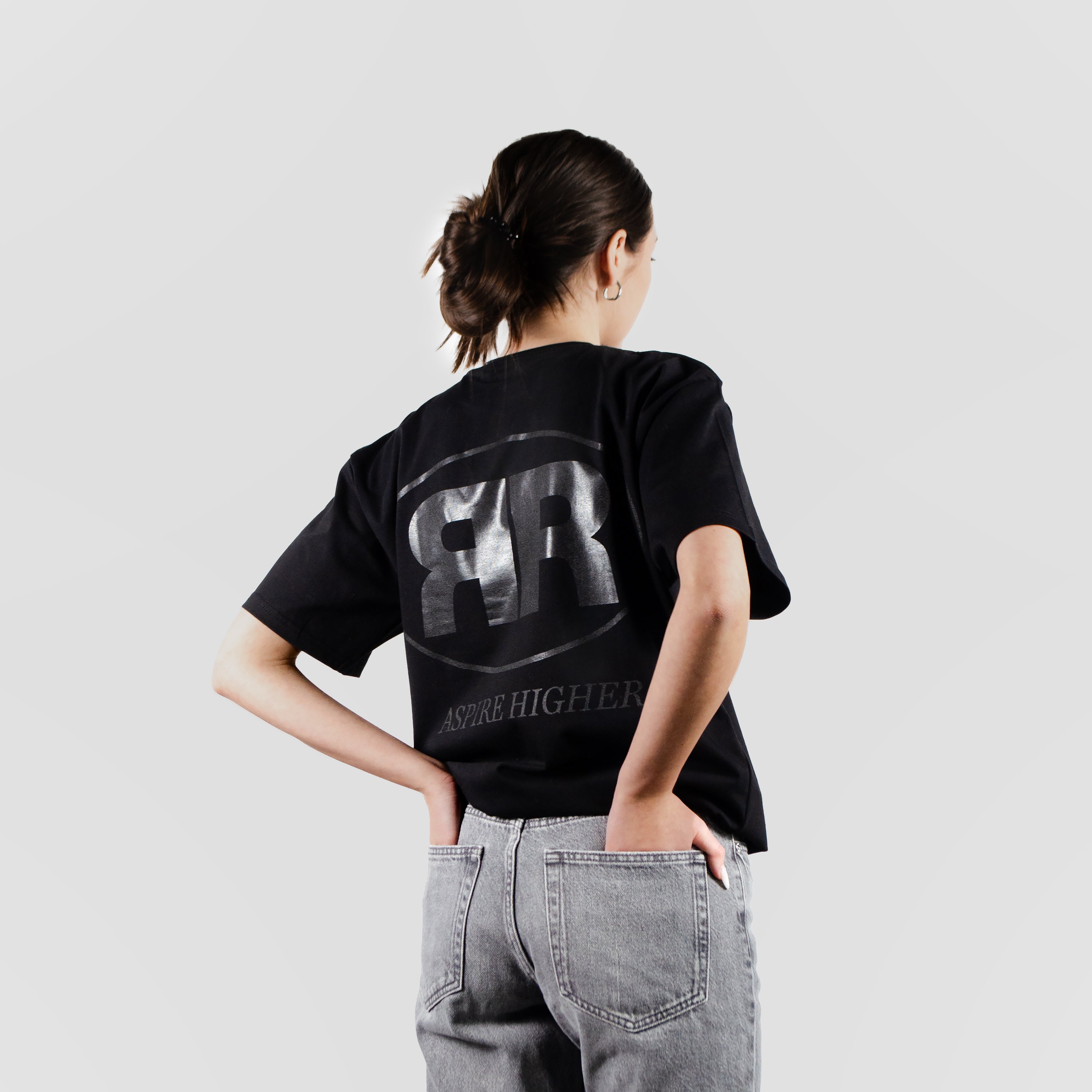 BLACK ASPIRR BASIC TEE