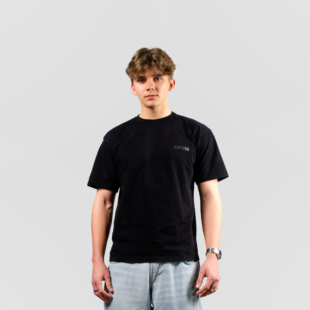 BLACK ASPIRR BASIC TEE